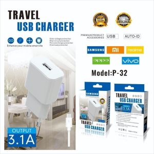 DI JAMIN PENGISIAN CEPAT CHARGER ORIGINAL UNTUK SAMSUNG OPPO MI BRANDED 3100MAH SMART CASAN LED OUTPUT 5V 3.1A CASAN CAS CASAN