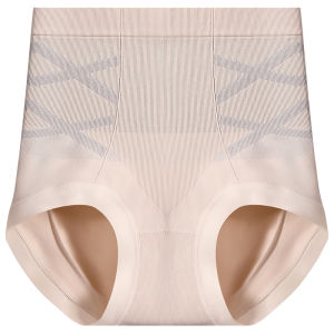 Miiow | High-Waist Seamless Black Elastic Band Womens Triangle Panties Postpartum Belly Shaping Underwear MiiOW Cat Person Brand