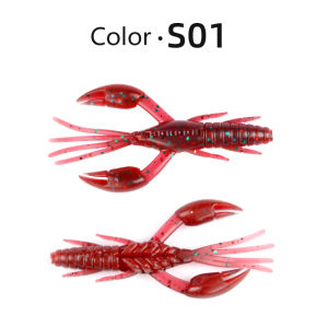 MEREDITH | MEREDITH Dolive Craw Fishing Lures 50mm 65mm 80mm Craws Shrimp Soft Lure Fishing Bait Wobblers Bass Lures Soft Silicone