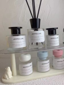 High-End Cylindrical Perfume Bottle Aromatherapy Empty Bottle Indoor No-Flame Aromatherapy Family Hall Sample Room Hotel Decoration