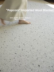 Textured Thick Versatile Wool Blend Carpet