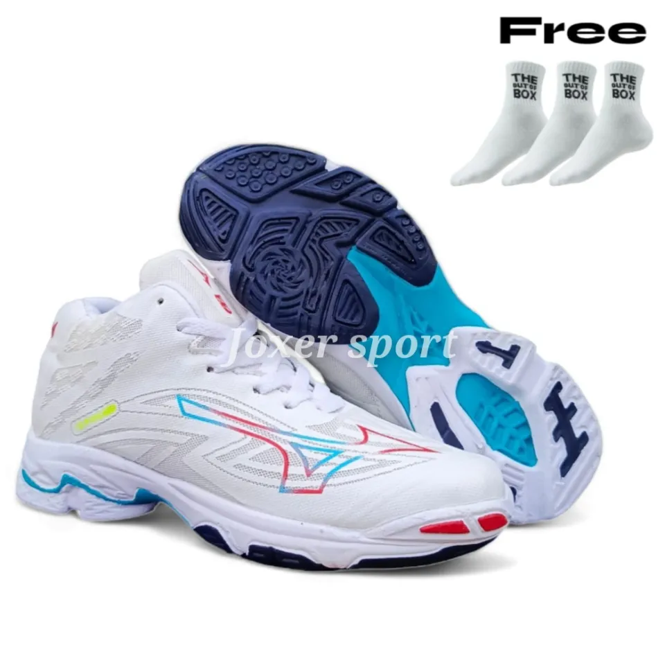 Sepatu Voly Voli Mizuno Wlz7 Mid Sepatu Volly Pria Wanita Sepatu