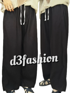 D3#1101 PLUS SIZE# WOMEN PALAZZO LONG PANTS CORDUROY / SOFT LONG PALAZZO DURABLE