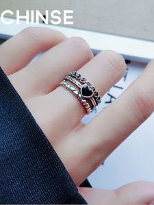 CHINSE | Vintage Antique Restored Sterling Silver Ring