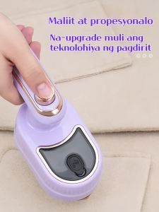 Portable Steamer Iron 2-in-1 10s Fast Heat 180° Foldable Handle Dry & Wet Garment Wrinkle Remover for Home Clothes Care