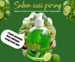 Sabun cuci piring sapir cling praktis isi 500 ml