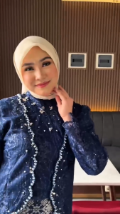 Setelan Kebaya Payet Kaleo Rok Lilit Kebaya Pesta Kebaya Kondangan