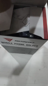 MOTOWOLF V3 Holder Handphone Hp Motor Alumunium Alloy Dudukan Hp di Spion Stang Motor Tempat Hp Motor Rotate 360 Universal