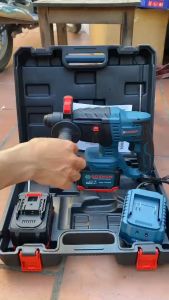 Máy Khoan Bê Tông 21V Dùng Pin 15 Cell BOSHUN - Động Cơ Từ Không Chổi Than - Bảo Hành 12 Tháng