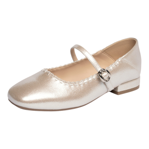Josiny | Bridal Complementary French Mary Jane Shoes Chunky Heel
