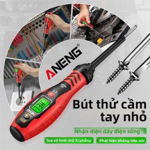 Máy Dò Điện Áp Bút Tua Vít Kỹ Thuật Số ANENG B19 30-1000V Không Tiếp Xúc Có Chuông Báo Tìm Điểm Ngắt Mạch Điện