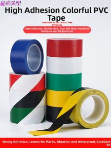 High Adhesive PVC Warning Tape Green Color Safety Stripe