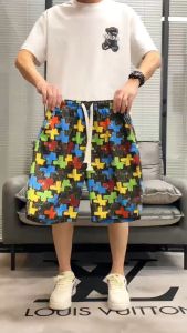 CP HOME กางเกงขาสั้นแฟชั่น สามารถสวมใส่ได้ทั้งชายหญิง ลวดลายสมัยใหม่ ใส่สบาย QC-DK8018