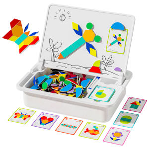 XIAOWANDOU | Educational Magnetic Tangram Puzzle for Children 3-6 Years Old