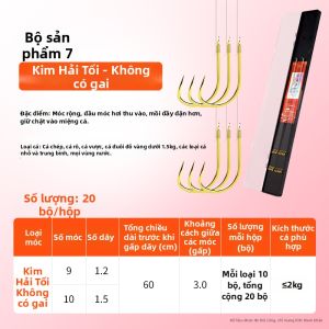 XIAOFENGXIAN | Bộ Dây Đã buộc sẵn Móc Đôi cho Câu Cá Nước Ngọt