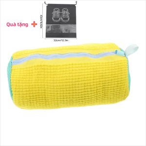 Túi Giặt Giày Bền Chắc Cho Mọi Loại Giày Màu Vàng Xanh Có Khóa Kéo Tái Sử Dụng Dùng Để Giặt Giày Thể Thao Và Giày Thường