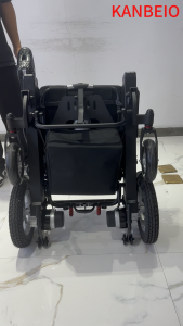 KANBEIO 20AH Dual Battery Upgrade Electric Wheelchair Foldable Intelligent Automatic Elderly Assisted Wheelchair Dual Battery Removable Not Exposed