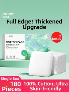 OEIEZ | Face Makeup Remover Cotton Pads 100% Cotton