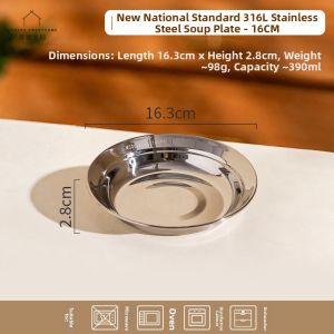 MODERN SWEETHOME | Food-Grade 316L Stainless Steel Plate