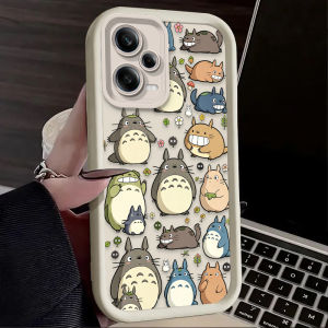 Bandai | Ốp Silicon Totoro Hoạt Hình Nhiều Màu Sắc Cho Xiaomi Redmi K40 K60 Pro K70E Turbo 4G 5G - Vỏ Điện Thoại Chống Trầy Xước Nhẹ Chống Bụi