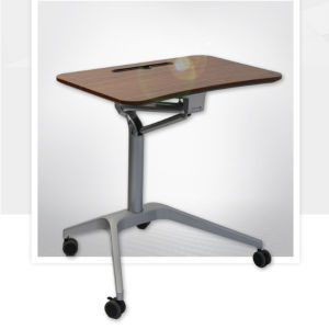 Bàn làm việc gấp gọn thông minh di động có bánh xe vân gỗ óc chó cao cấpBàn gấp gọn nâng hạ thông minh bằng khí nén Bàn Làm Việc Tiện Dụng Cho Không Gian Nhỏ - Lazada