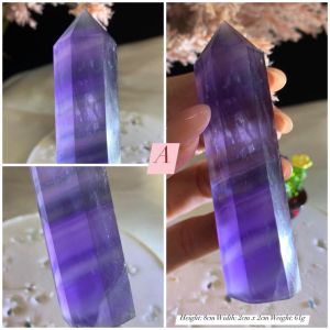 ship from johor crystal garden ☀️天然紫萤石柱 Purple Fluorite Tower💜