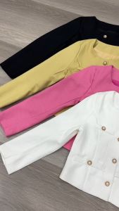 SV 6200 - Min Young Blazer | Silvervogue | Outer Tweed Pakaian Kasual Wanita