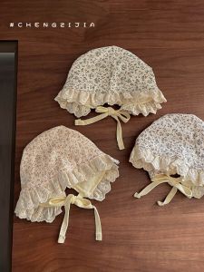 Princess Style Baby Hat Thin No Seam for Outdoors Small Age Newborn Toddler Cap Spring Autumn Seasonal Infant Headwear