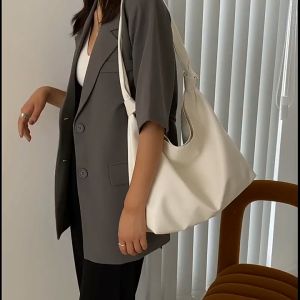 Womens Bag Minimalist Leather Tote Bag Large Ladies Tote Bag Plain Shoulder bag Large Women Handbags Bucket Bag