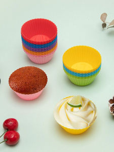 European Style Macaron Cake Cups Heat Resistant Food Grade Silicone Baking Rice Cake Snowy Bride Muffin Cups Kitchen Tools