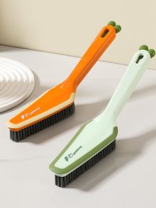 Bathroom Gap Cleaning Brush Long Handle Hard Bristle Multi-Function Toilet Wall Tile Wash Brush for Household Cleaning
