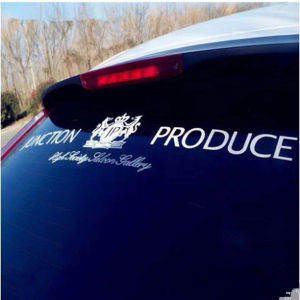 Car Windscreen Sticker for Junction Produce Stickers JP Laser Reflectve Sunshade Decal JP Front Rear Windshield Decoration Universal Accessories