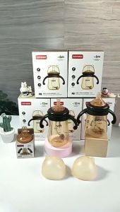 Mumystation 3 IN 1 240/300ml Nano-Sliver Feeding Bottle Newborn Botol Susu Water Bottle With Straw