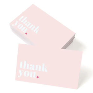 50pcs Thank You Card Small Business for  Wedding Party Baby Shower CardThank You Notes Thanksgiving Graduation Party 2025