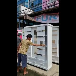 Lemari Baju 3 Pintu Sliding / Lemari Pakaian 3 Pintu Sleding