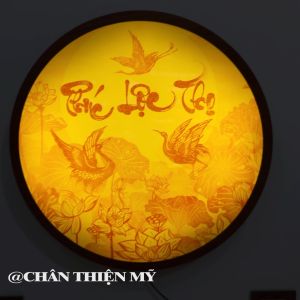 Đèn Hào Quang Trúc Chỉ In Chữ Phúc Lộc Thọ Cha Mẹ Trang Trí Phòng Thờ Bàn Thờ Gia Tiên Treo Tượng CTC-HQ-04