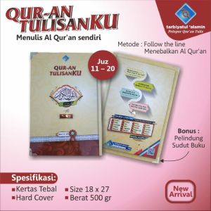 Mushaf Tulis Sendiri Alquran Tulis Menulis Alquran sendiri Menebalkan Alquran 30 Juz bonus Alquran Tulis juz 30