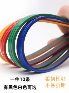 Color Soft Magnetic Strip 20/30cm Bench Whiteboard Soft Magnetic Sticks Strong Magnetic Layering Stickers Blackboard Open Class Teaching