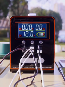 220V Portable Power Station Large Capacity Backup Battery LCD Display Multi Protection for Camping Emergency Home Outdoor