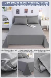 KAMONI | Summer Thick Cotton Bed Sheet 3PCS