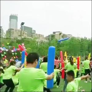 Funy Long Sticks Parent Child Interactive Game Kindergarten Outdoor Water Toys Concert Inflatable Stick Team Building Game Props