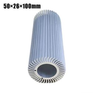 Round Led heat sink 50 × 26 × 100mm aluminum alloy heat sink for LED ceiling lights high-power heat dissipation fittings