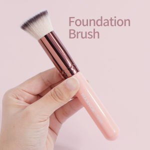MAANGE Makeup Brushes Flat Top Kabuki Foundation Makeup Brush for Liquid Cream Powder Contour Blending Cosmetic Makeup Beauty