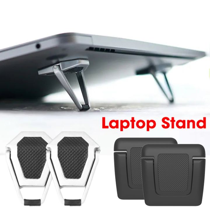Metal Foldable Laptop Stand Universal Non-slip Bracket Support ...