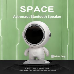 Creative Astronaut Space Man Bass Cannon Smart Sound Control Mini Speaker Birthday Gift Wireless Bluetooth Speaker Portable Sound Box