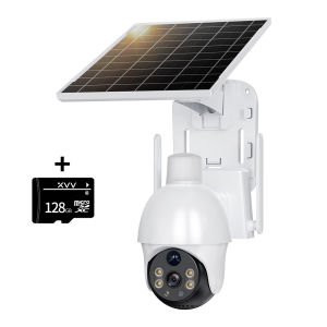 Camera Ngoài Trời Năng Lượng Mặt Trời XIAOVV 4G SIM 6MP PTZ Camera Giám Sát Chống Nước Với Tầm Nhìn Ban Đêm Màu Sắc Cho Nhà Thông Minh