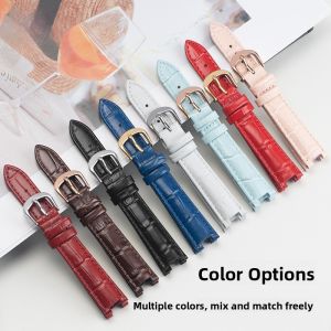 Woalmorn | Waterproof Genuine Leather Rossini Watch Band Womens Style 616764 6762 5762 5758 Suitable For Rossini Watches Medium Thickness