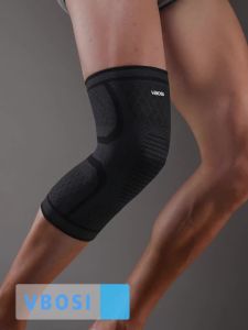 1 Pc Elastic Breathable Compression Knee Support Sleeve for Basketball Running Cycling
