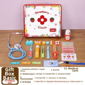 KABEIQI | Doctor Play Set for Role-Playing Wooden