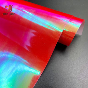 Holographic Heat Transfer Vinyl Iron-on Clothing HTV for T-Shirts Bag Hat Craft DIY Decor Hot Press Cut Film 30*25cm/50cm